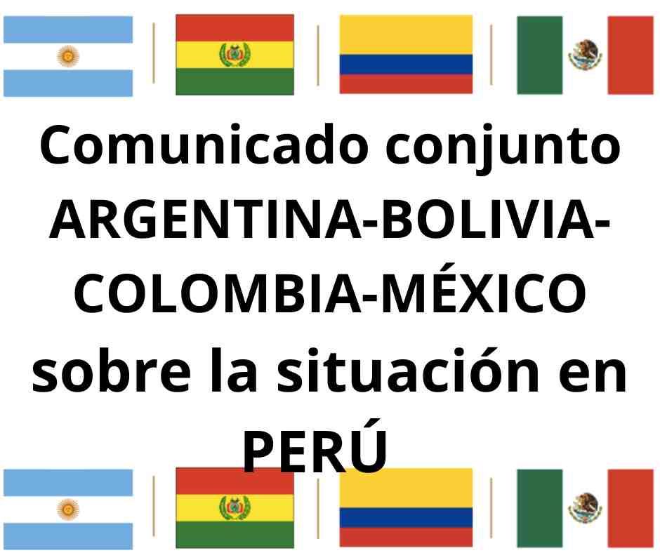 comunicado perú