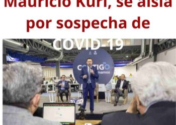 Mauricio Kuri, se aisla por sospecha de COVID-19
