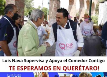 Luis Nava Supervisa y Apoya el Comedor Contigo