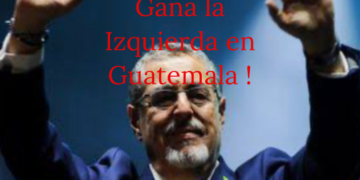 Gana la izquierda en Guatemala