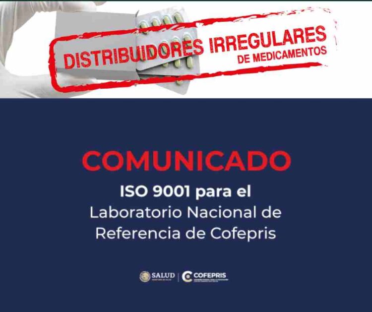 Laboratorio Nacional de Cofepris obtiene certificación ISO 9001 sin inconformidades