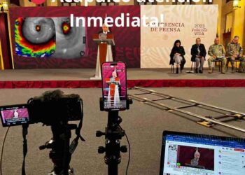 Presidente AMLO toma acciones rápidas en Acapulco después del huracán Otis