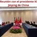 reunión con el presidente Xi Jinping de China
