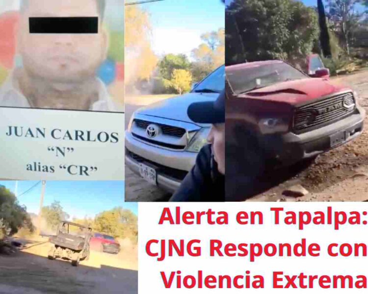 Alerta en Tapalpa: CJNG Responde con Violencia Extrema