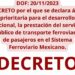 Revitalización del Tren de Pasajeros: Prioridad Nacional