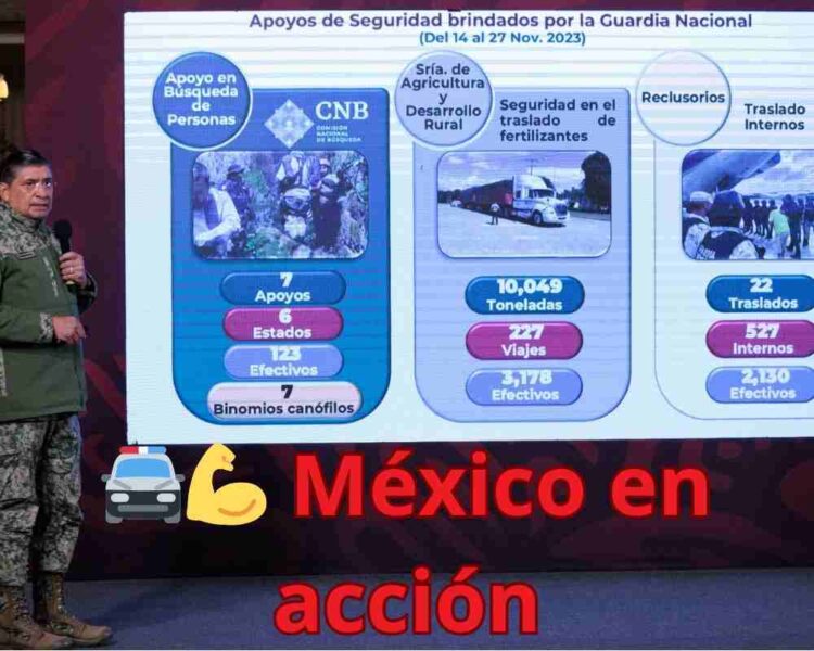 México fortalece su seguridad: Operativos y resultados impresionantes de la Guardia Nacional y Ejército