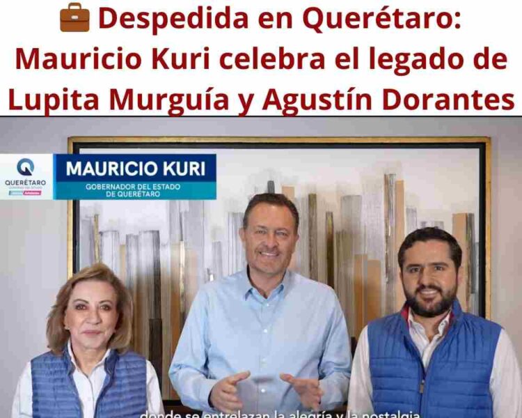 Mauricio Kuri agradece a Lupita Murguía y Agustín Dorantes