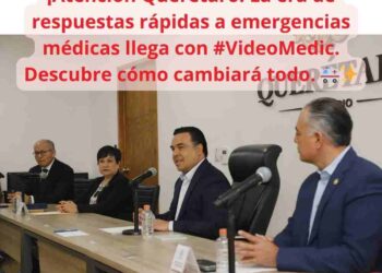 Querétaro innova en salud con #VideoMedic: menos espera, más vida. 💖🚑 Descubre cómo.