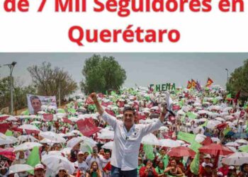 Chema Tapia Rodeado de 7 Mil Seguidores en Querétaro