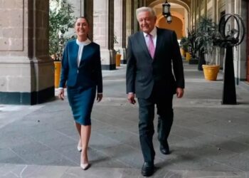 López Obrador y Sheinbaum en Gira por la Frontera