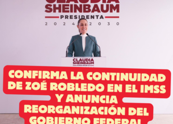 Continuidad y Cambio: Sheinbaum Ratifica a Zoé Robledo en el IMSS