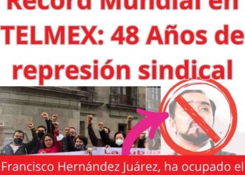 Récord Mundial en TELMEX: 48 Años de «Líder» Sindical y Represión