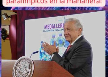 Reconocen a paralímpicos en mañanera: ¡Héroes de París 2024!