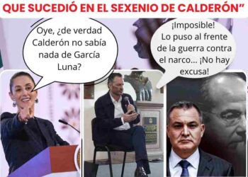 Sheinbaum llama a la reflexión: “No puede volver a suceder lo que vivimos con Calderón y García Luna. ¡Es ahora cuando México debe aprender del pasado!”