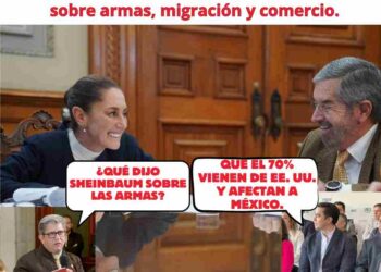 Claudia Sheinbaum y Donald Trump: una conversación sobre retos compartidos.