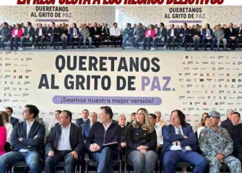 Mauricio Kuri lidera el grito por la paz en Querétaro con 21 acciones inmediatas.