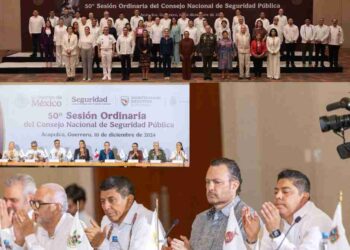 Claudia Sheinbaum y Mauricio Kuri unen esfuerzos por la seguridad nacional.