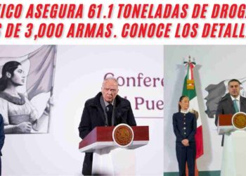 61.1 toneladas de droga y 3,023 armas aseguradas: Resultados de la nueva Estrategia de Paz