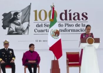 Claudia Sheinbaum rinde informe por los primeros 100 días de gobierno: “Con el pueblo todo, sin el pueblo nada”