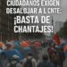 ¡Basta ya! Ciudadanos exigen desalojar a la CNTE y su chantaje del 100% de aumento