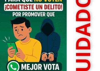 ¿Reenvié mensajes para no votar? Podrías estar cometiendo un delito electoral