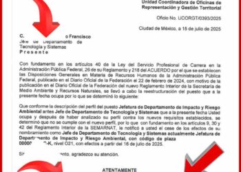 Comienza la purga silenciosa en SEMARNAT: caso documentado revela despido ilegal y posible patrón nacional