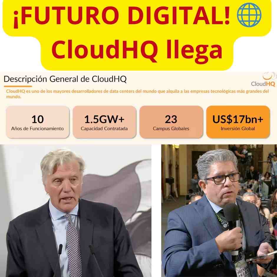 🌐 CloudHQ invertirá en Querétaro con 6 mega centros de datos y 900 MW ...