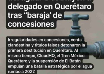 🚨 Conagua destapa irregularidades y cae el primer delegado en Qro: ¿quién sigue en la limpia del agua?