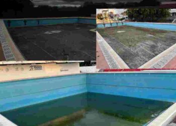 📉 Así luce el único deportivo público con albercas en Guerrero: suciedad, moho y olvido