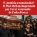 “La paz no se impone con la fuerza”: Lanzan Plan Michoacán en medio de crisis de violencia