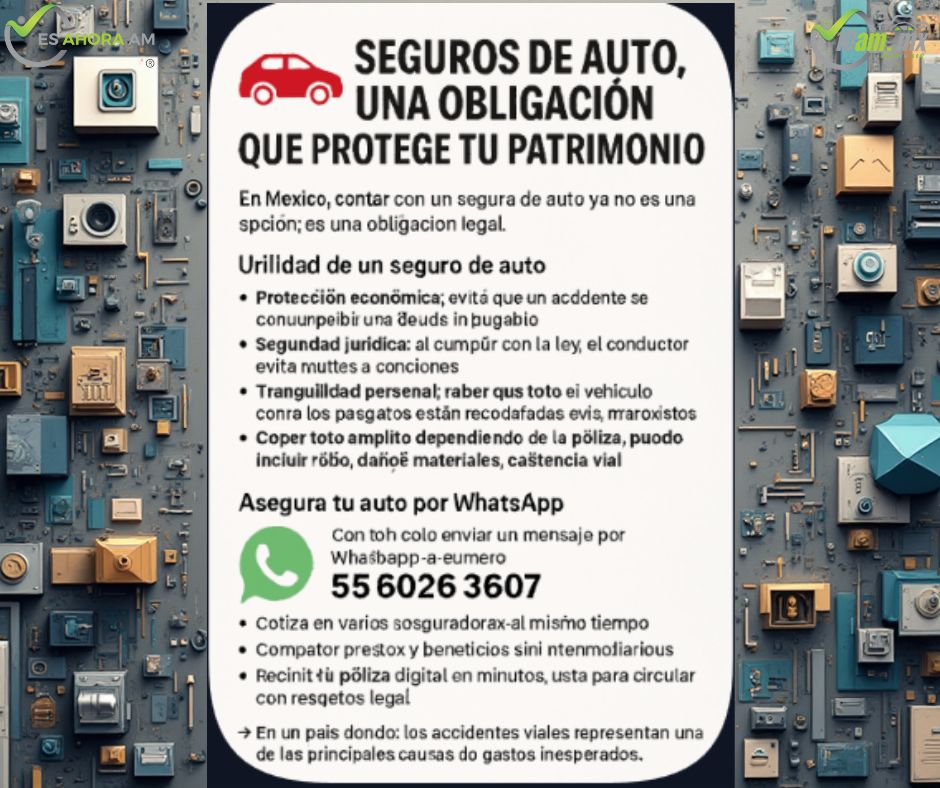 Seguro de auto: la obligación que puede salvar tu patrimonio