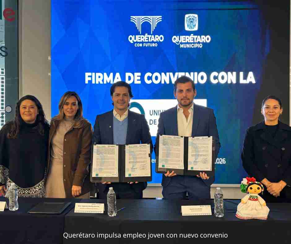 Municipio de Querétaro y universidad impulsan empleo joven