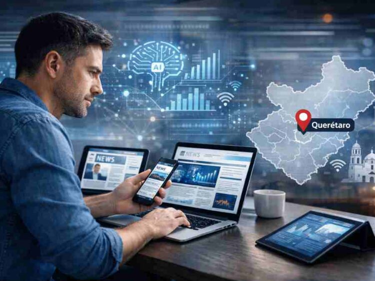 Consumo de noticias digitales en 2025 con inteligencia artificial y enfoque local en Querétaro