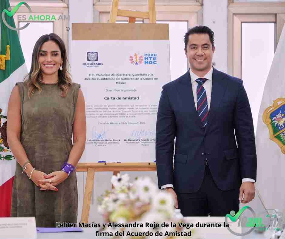 Querétaro y Alcaldía Cuauhtémoc de CDMX, sellan alianza histórica