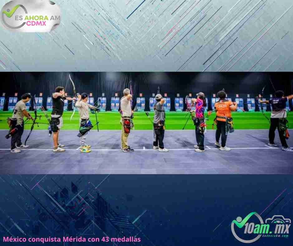 México conquista Mérida con 43 medallas