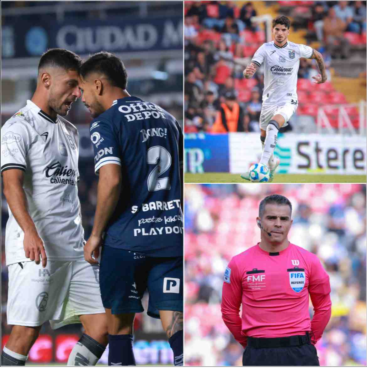 Cuando el árbitro se roba el show: Gallos y Pachuca dividen puntos sin hacerse daño