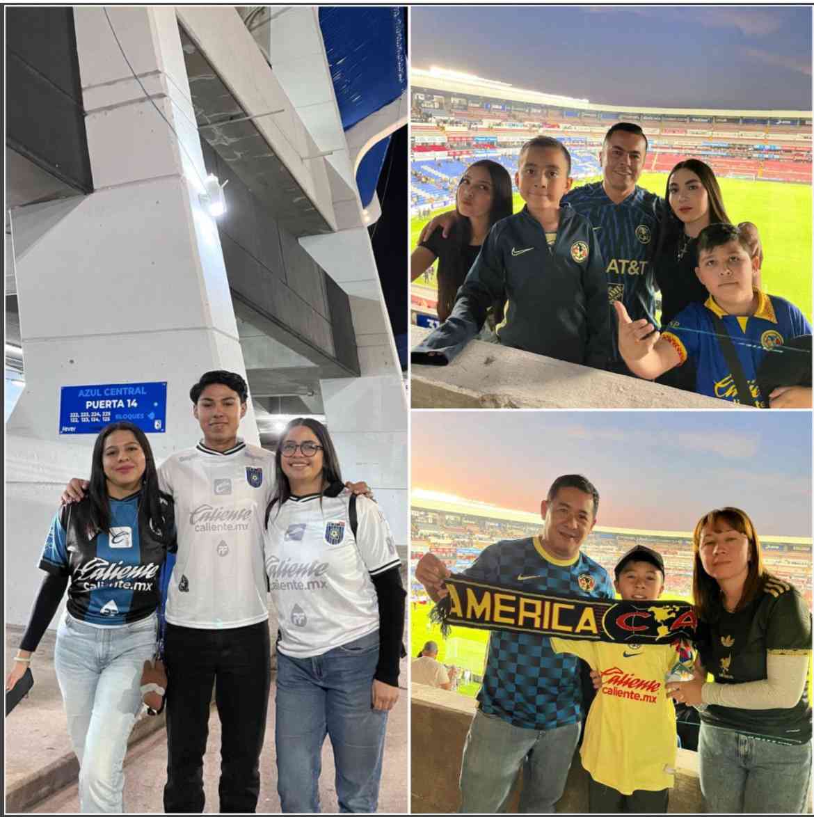 Entre azul y negro… y algo de amarillo: así se vivió el ambiente en la Corregidora