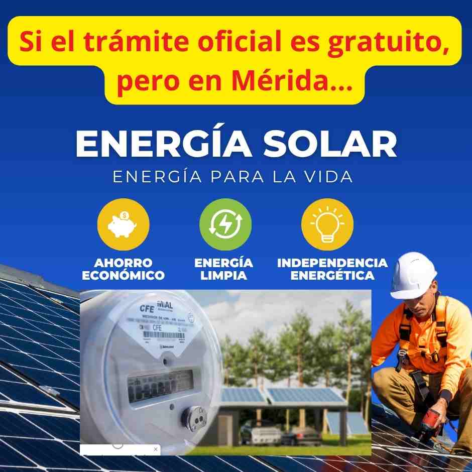 Usuarios en Mérida pagan medidores bidireccionales para paneles solares pese a que trámite de interconexión de CFE debe ser gratuito