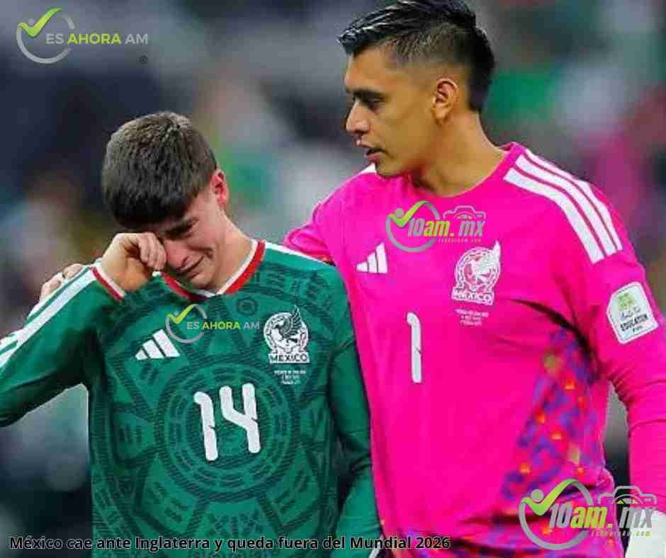México luchó hasta el final, pero Inglaterra apagó el sueño del Mundial 2026