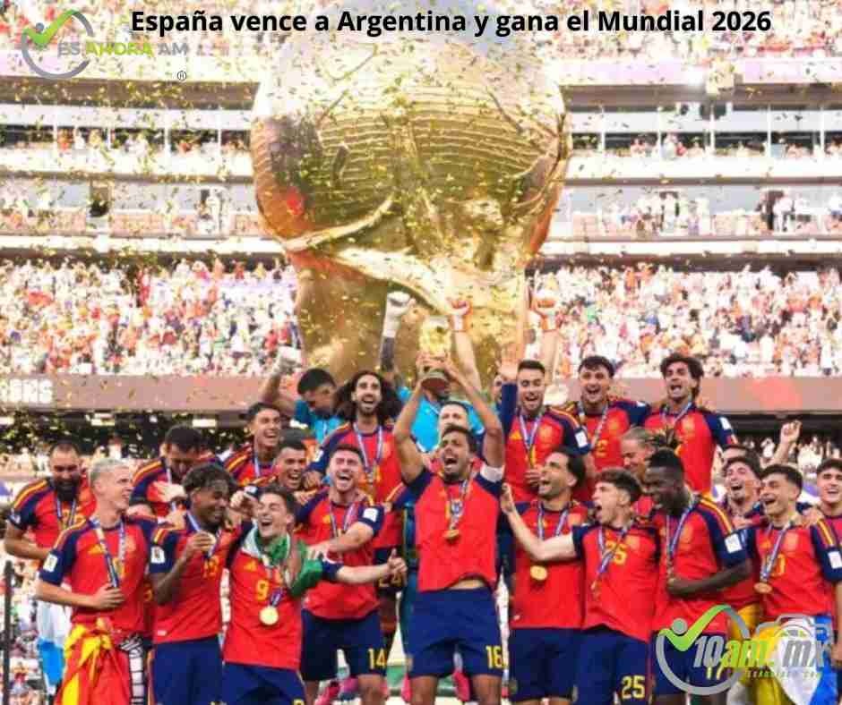 España conquista el Mundial 2026 con un gol agónico y rompe el sueño de Argentina