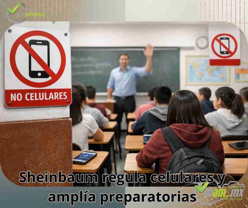 ¿Adiós al celular en las aulas? Sheinbaum abre debate nacional