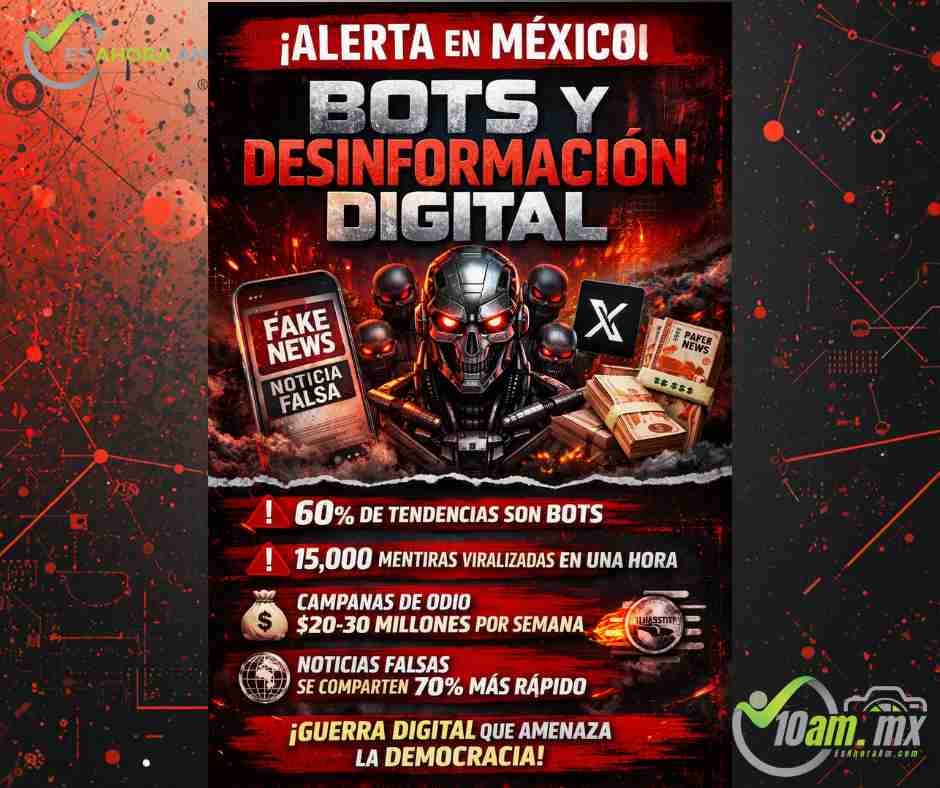 La batalla invisible: bots, odio y desinformación rumbo a 2027