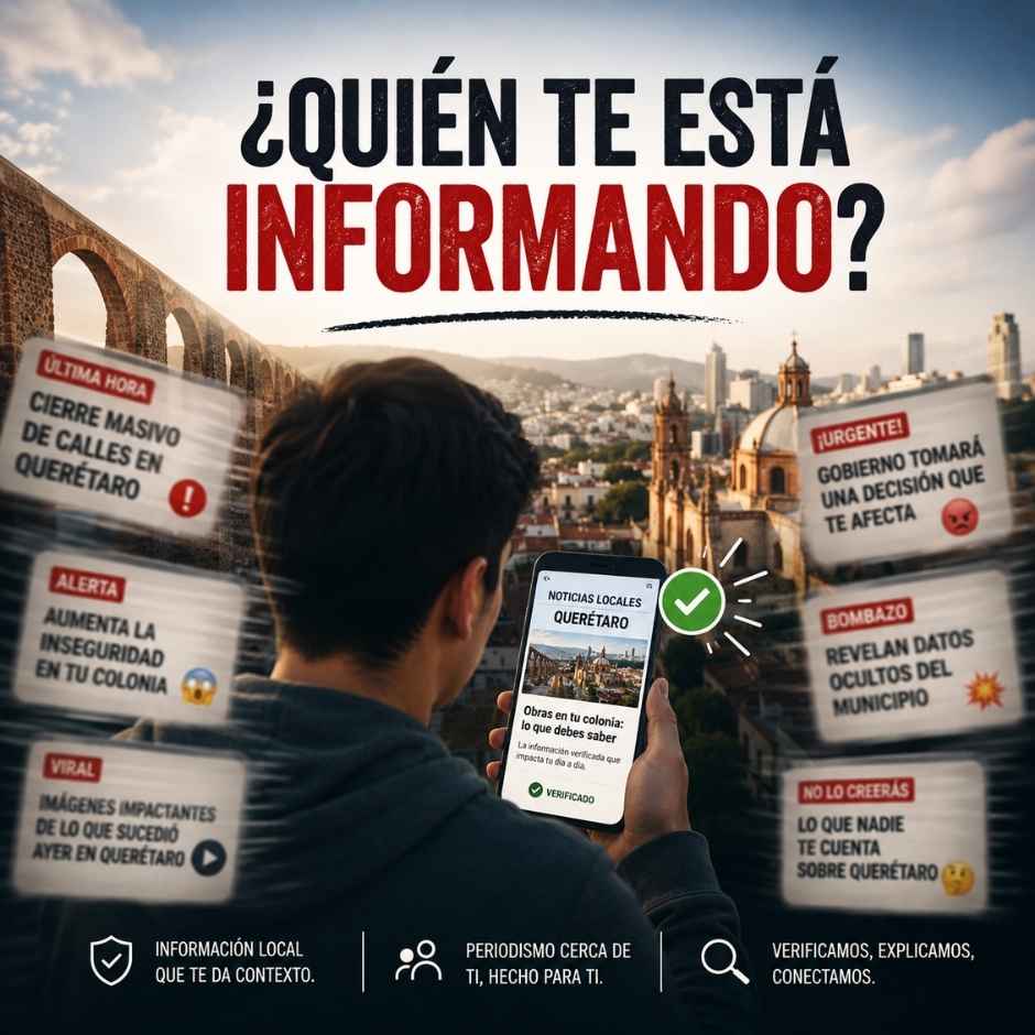 Noticias locales confiables en Querétaro y periodismo digital