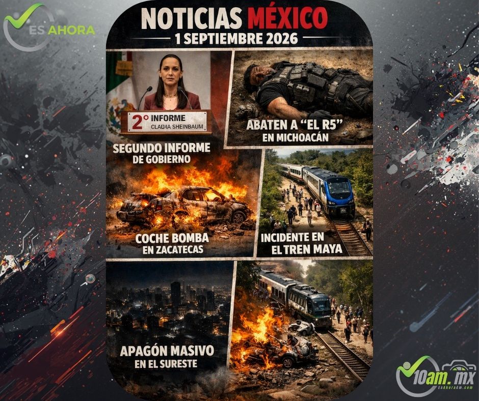 Noticias de México hoy: Informe, violencia y apagón