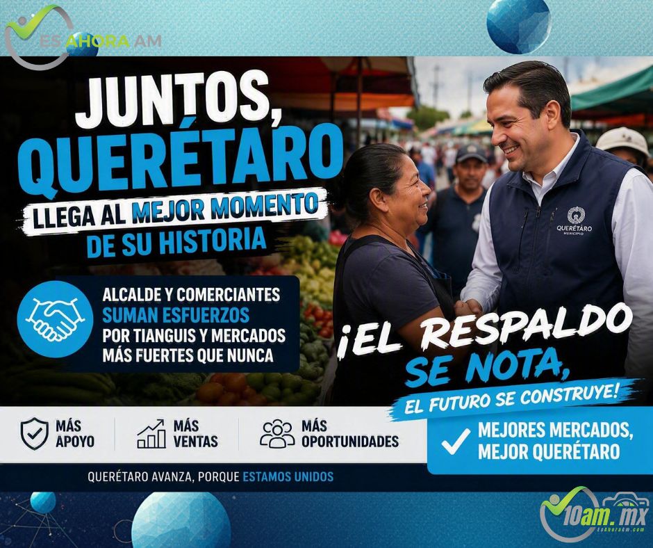 Tianguis y mercados de Querétaro toman fuerza: Felifer Macías promete respaldo total
