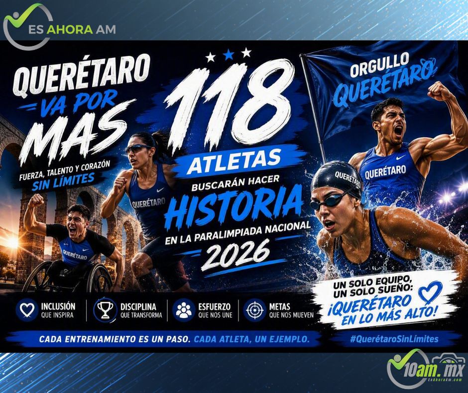 Felifer Macías respalda a 165 atletas queretanos rumbo a la Paralimpiada Nacional 2026