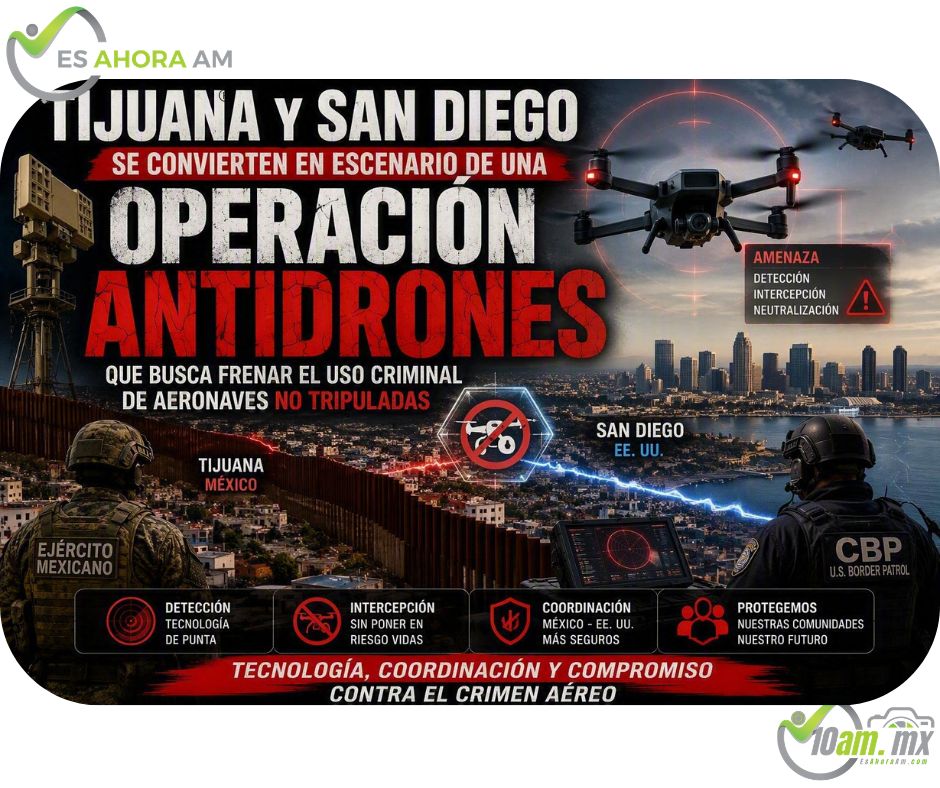 México y EE.UU. cazan drones del crimen: así opera “Águila Alta”