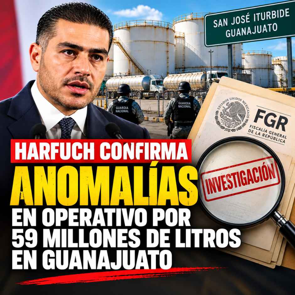 Harfuch explica anomalías en operativo por combustible en Guanajuato