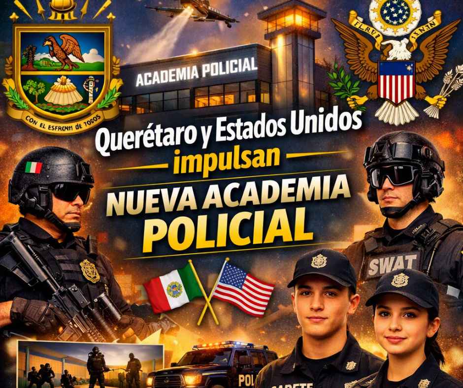Querétaro y EU van por una nueva era policial: academia internacional abrirá en 2027