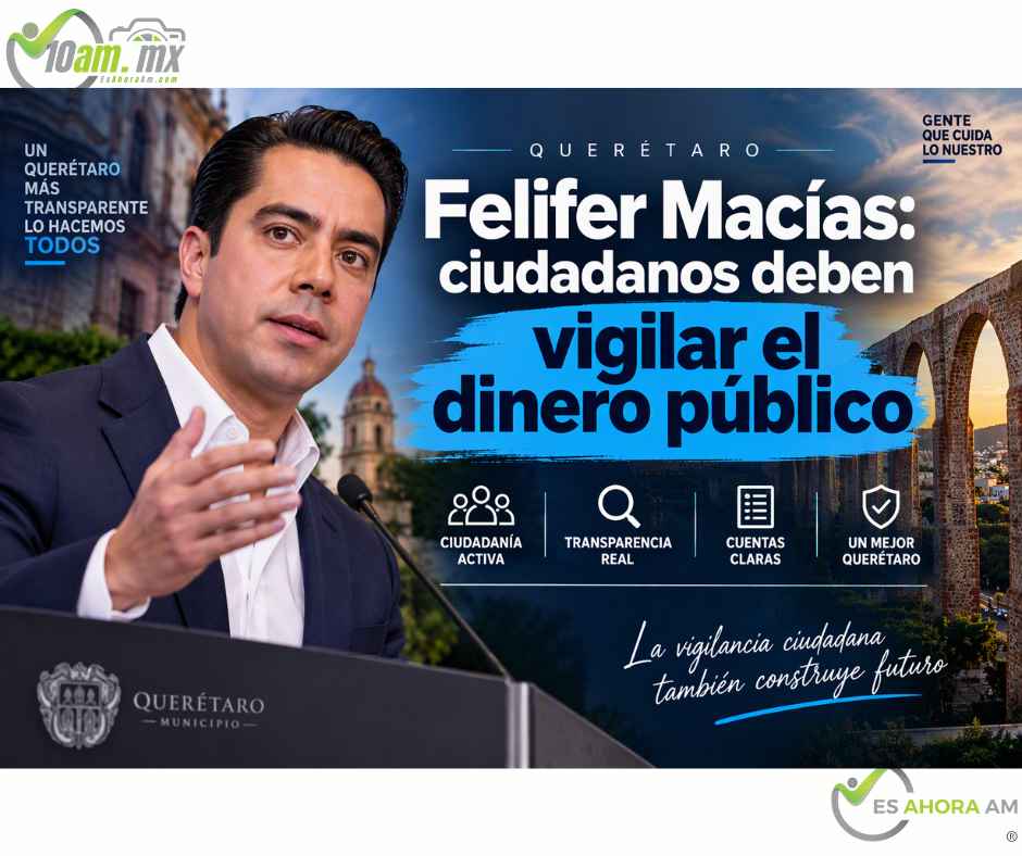 Felifer Macías lanza mensaje: ciudadanos deben vigilar el dinero público